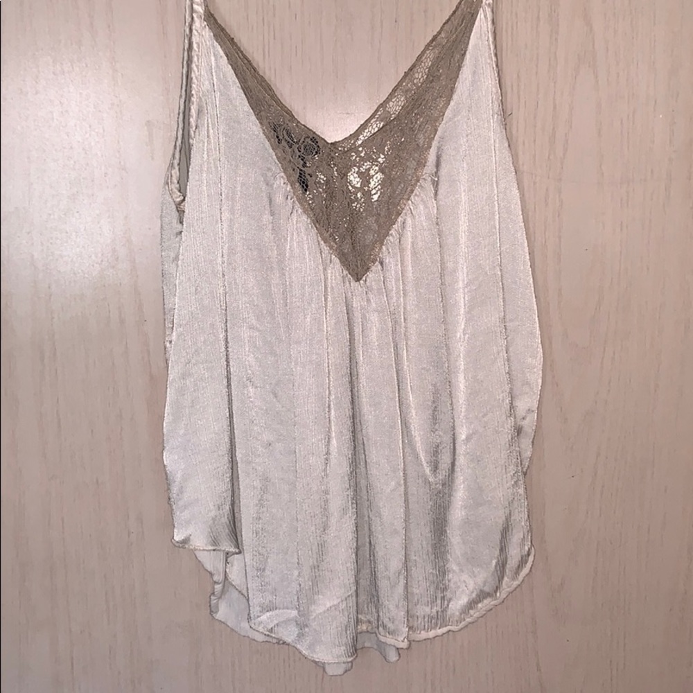 Silk crop tank